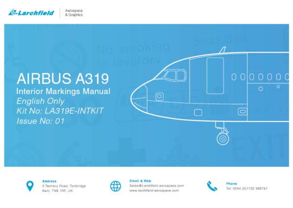 Airbus A319 Interior Placard Kit