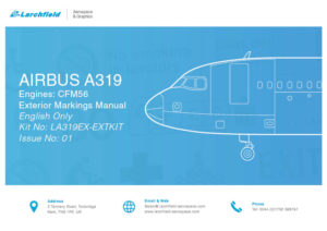 Airbus A319 Exterior Marking Kit